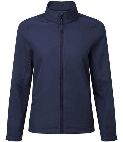Premier Ladies Windchecker? Recycled Printable Soft Shell Jacket - NAV - L